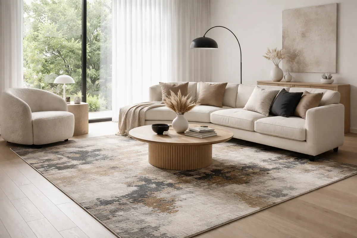 Quel tapis choisir pour un salon contemporain